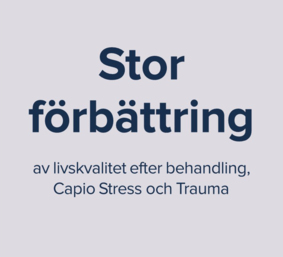 Livskvalitet efter behandling hos Capio Stress och trauma: Stor förbättring