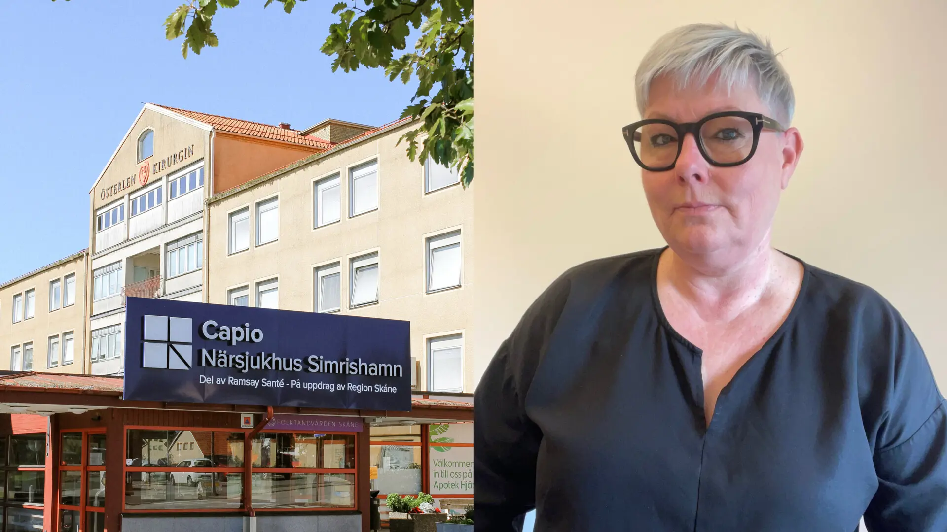 Annika Andersson, sjukhuschef på Capio Närsjukhus Simrishamn